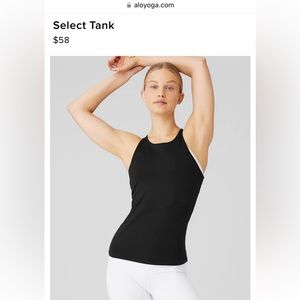 Alo Yoga Select Tank Black Small
